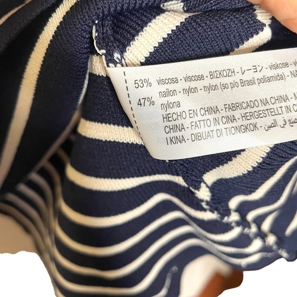 Navy White Stripe Dress 💙 - Picture 7 of 9